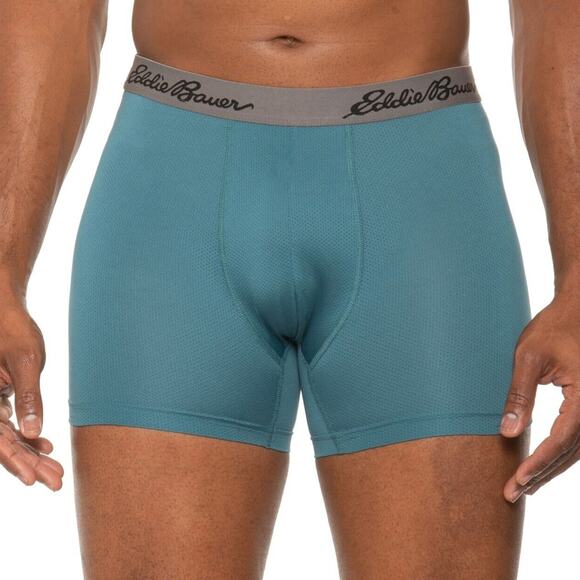 NEW Eddie Bauer 4 Pack Men Mesh Boxer Briefs Breathable Underwear Size Large - Picture 1 of 13